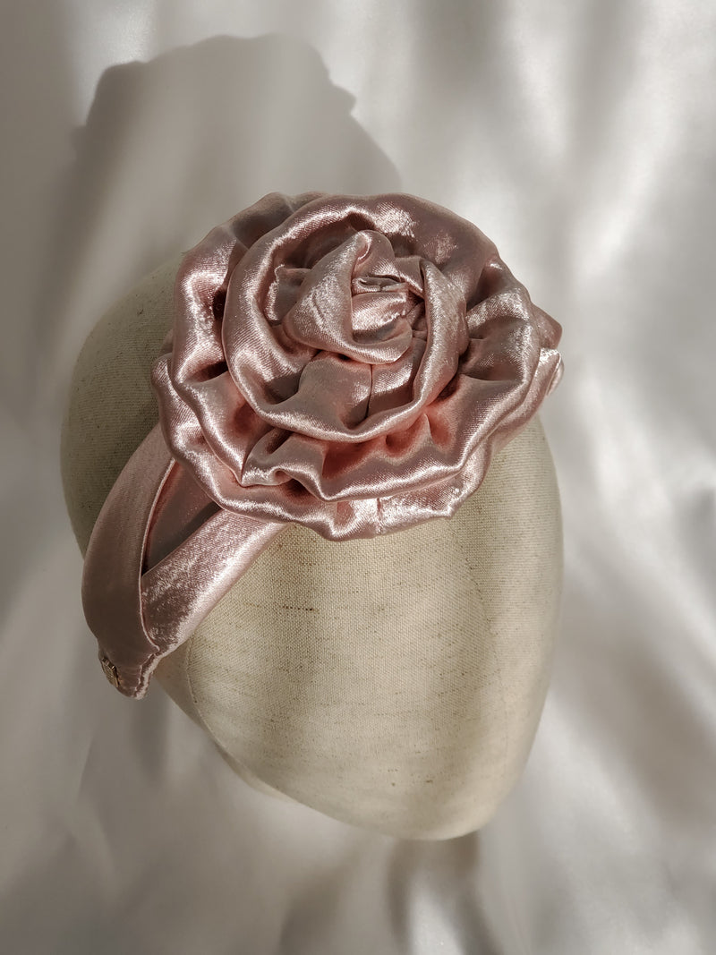 Pink Rose Headband