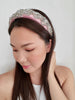 Pastel Pink Jewelled Crown Headband